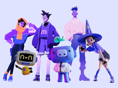 Konstverk med Discords maskot, Wumpus (bildkälla: Discord)