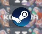 På bilden - Steam-logotypen över spelets miniatyrbild, suddig.