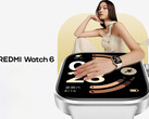 Redmi Watch 6 kommer att lanseras i Kina den 23 oktober. På bilden: en reklambild av smartklockan. (Bildkälla: Xiaomi)