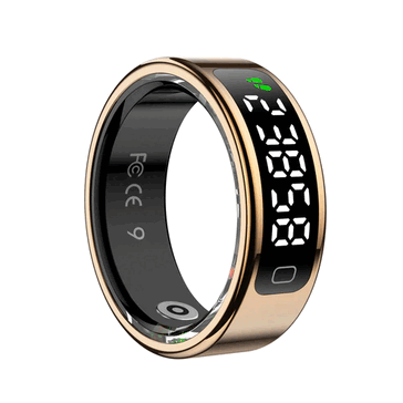 Qring Titan Pro smart ring levereras med en beröringsbar skärm (Bildkälla: Qring)