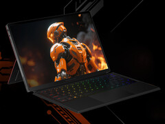 OneXPlayer Super X har en landskapsorienterad skärm, till skillnad från OneXPlayer X1-serien. (Bildkälla: One-Netbook - redigerad)