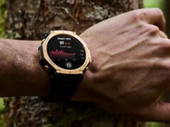 Amazfit's T-Rex 3 Pro Black Gold (48 mm) smartklocka (bilden) finns nu tillgänglig i USA. (Bildkälla: Amazfit)