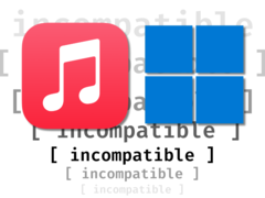 Apple Music och Windows känns verkligen som om de inte är kompatibla - att Apple gjorde ett halvdant jobb med att porta en av sina viktigaste appar till världens mest populära PC OS. (Bildkälla: Apple, Microsoft, Anubhav Sharma - Notebookcheck)