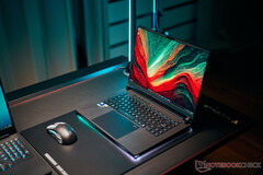 Nvidia ger bort en Asus ROG Strix Scar 16 gaming laptop som du ser på bilden här (bildkälla: Notebookcheck)