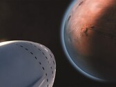 En bild som visar ett rymdskepp på väg mot en planet. (Bildkälla: SpaceX - Pexels)