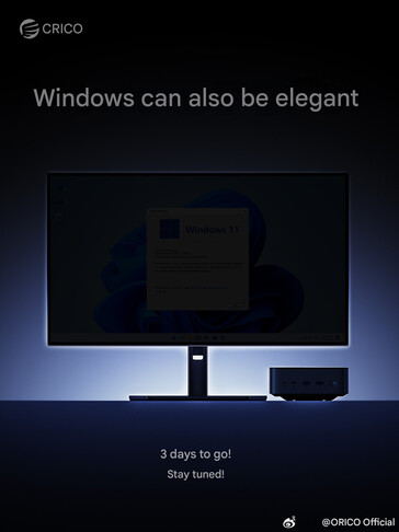 Mac mini-liknande mini-pc (Bildkälla: Orico - maskinöversatt)