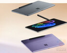 Surface Pro 12" kommer att finnas i färgerna Ocean, Platinum och Violet med matchande tangentbordstillbehör. (Bildkälla: via Roland Quandt &amp; WinFuture)