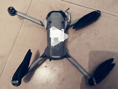 Ett foto av en påstådd DJI Air 4-prototyp från början av 2025.