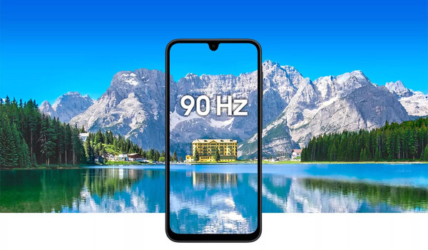 Galaxy A17 5G har en 90Hz FHD+ skärm som skyddas av Gorilla Glass Victus. (Bildkälla: Samsung)