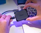 Den externa SSD-enheten Crucial X10 Pro på bilden