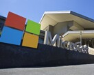 Microsofts skyltar står framför företagets campusbyggnad