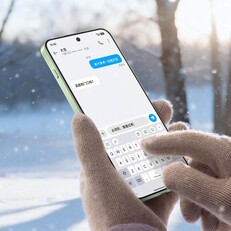 OnePlus Ace 6T:s skärm är utformad för att kunna användas med handskar. (Bildkälla: OnePlus)