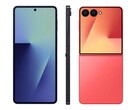 Samsung Galaxy Z Flip7 kommer att finnas i blått, rött och svart. (Bildkälla: Evan Blass)