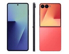 Samsung Galaxy Z Flip7 kommer att finnas i blått, rött och svart. (Bildkälla: Evan Blass)