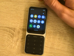 Sidephone (bilden) med app-lådan synlig. (Bildkälla: u/sebastiansnell på r/sidephone subreddit)
