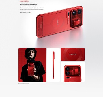Xiaomi 18 Pro Max finns även i en transparent röd begränsad upplaga