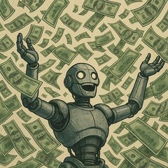 AI-kapplöpningen kan vara orsaken till att teknikföretagen tar på sig allt större skulder. (Bildkälla: AI genererad av ChatGPT-4o)