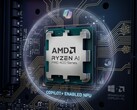 AMD Ryzen AI PRO 400 Series med AI-genererad bakgrund med Copilot-tema.