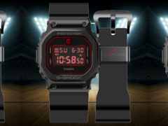 Casio G-Shock GM-5600RH-1 Rui Hachimura (bilden) har en elegant svart och röd urtavla. (Bildkälla: @geesgshock på Instagram)