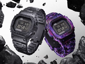 En stiliserad bild av Casio G-Shock GCW-B5000UN-1 och GCW-B5000UN-6.