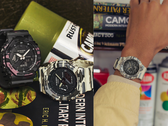 På bilden - Casio G-Shock GA-2100CM-8A och GA-2100CM-5A (vänster), och GA-2100CM-5A (höger).