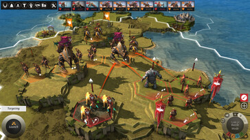 En bild som visar en strid i Endless Legend.