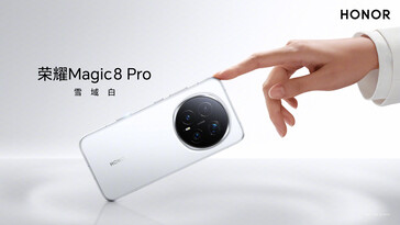 Magic 8 Pro i vitt utförande (Bildkälla: Honor)