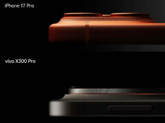 Vivo X300-serien verkar ha snyggare kamerastötar än iPhone 17 Pro. På bilden: ett jämförelsefoto av X300 Pro och iPhone 17 Pro. (Bildkälla: Han Boxiao)