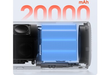 MoGo 4-serien har ett batteri på 20.000 mAh. (Bildkälla: Xgimi)