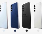De fyra påstådda lanseringsfärgerna för Galaxy S25 FE. (Bildkälla: Nieuwe Mobiel)