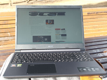 Acer Aspire 7 utomhus