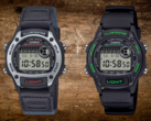 Casios nya Standard-klockor inkluderar W220HF-8AV (vänster) och W220H-1A3V (höger). (Bildkälla: Casio)