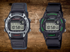 Casios nya Standard-klockor inkluderar W220HF-8AV (vänster) och W220H-1A3V (höger). (Bildkälla: Casio)