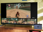 En reklambild av ett dockat Nintendo Switch 2 som spelar Mario Kart World (bildkälla: Nintendo)