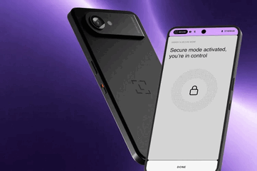 Ledger Atom framifrån och bakifrån