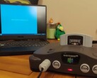 En skärmdump av Windows CE 2.11 som körs på ett Nintendo 64