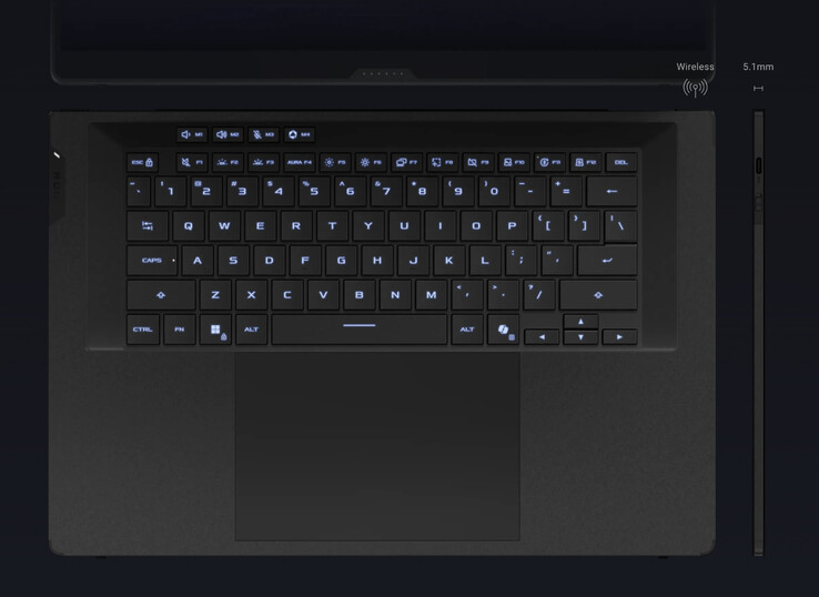 ROG Zephyrus Duo (2026) GX651 ger upp till 150 W TGP till en RTX 5090 GPU för bärbara datorer.