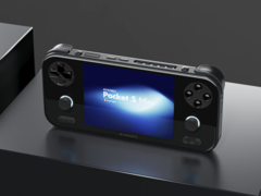 AyaNeo Pocket S Mini (bilden) finns i två färgställningar - svart och vitt. (Bildkälla: Retro Handhelds Discord)