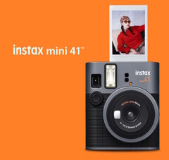 Fujifilm har presenterat snabbkameran Instax mini 41 med automatisk exponering och parallaxkorrigering för närbilder. (Bildkälla: Fujifilm)
