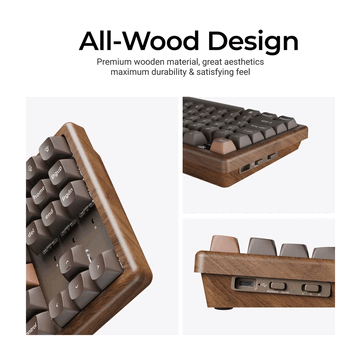 All-Wood-versionen kostar 199,99 dollar, 60 dollar mer än K8 HE Special Edition med trädetaljer.