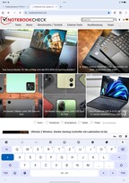 Oppo Pad 4 Pro: Standardtangentbord i stående orientering