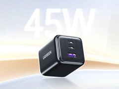 Ugreen 45 W GaN-laddare har ett lanseringspris på cirka 11 USD i Kina. På bilden: laddningsstenen. (Bildkälla: Ugreen)