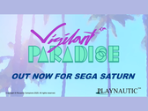Titelskärmen för Vigilante Paradise på Sega Saturn (bildkälla: Playnautic via Itch.io)