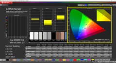 CalMAN ColorChecker kalibrerad (P3 målfärgrymd)