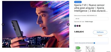 Inte i lager - Sony Spain