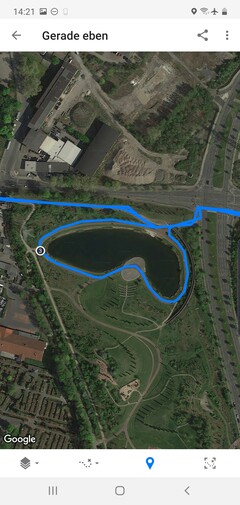 GPS-test: Samsung Galaxy Note 10+ - Cykeltur runt en sjö