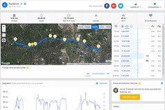 Testbana - Garmin Edge 500