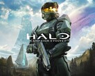 Officiell nyckelbild för Halo: Campaign Evolved som visar Master Chief.