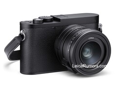 Leica Q3 Monochrom har inte den röda Leica-logotypen (Bildkälla: LeicaRumors)