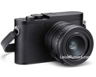 Leica Q3 Monochrom har inte den röda Leica-logotypen (Bildkälla: LeicaRumors)